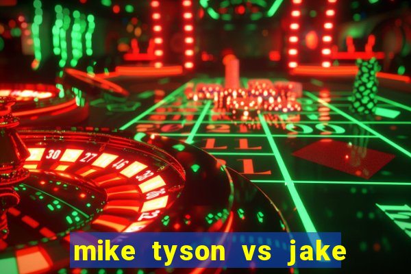 mike tyson vs jake paul assistir online