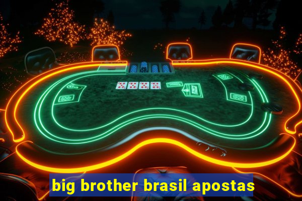 big brother brasil apostas