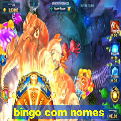 bingo com nomes